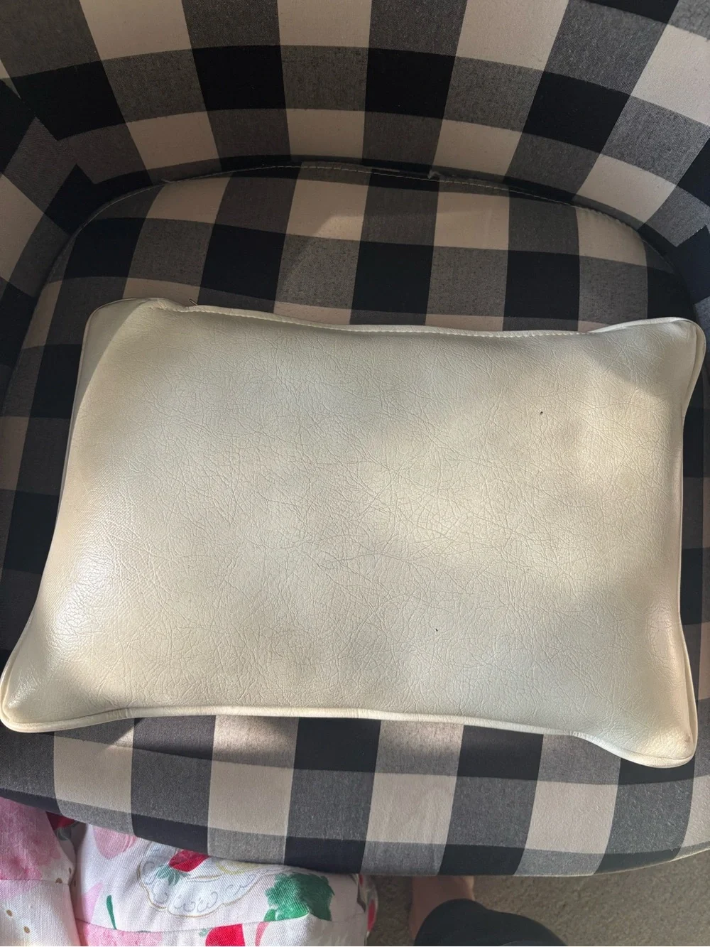 Vintage Car Needlepoint Lumbar Pillow